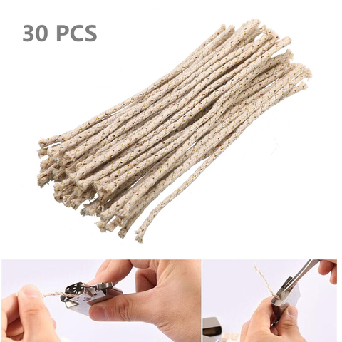 30pcs/Bag Copper Wire Cotton Core Kerosene Oil Lighter Accessories Replacement Suit For Zippo Petrol Lighter Fire Starter Bulk ► Photo 1/6