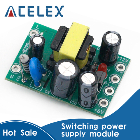 AC-DC 110-220V Switching power supply module AC-DC isolation  input output 5V /12V /100mA /500mA ► Photo 1/6