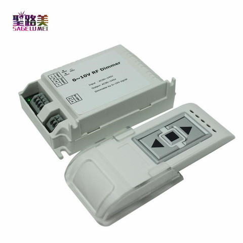 AC110V- 220V High Voltage LED RF Dimmer DM015 1 Channel 0-10V 1CH Trailing Edge Dimming 3 Key with Remote LED RF Dimmer Control ► Photo 1/1