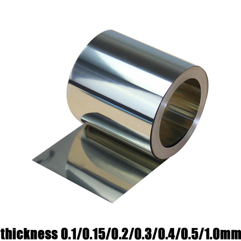 1m 304 stainless steel strip steel foil steel sheet 430 iron plate 316 steel shrapnel thick 0.1mm 0.15mm 0.2mm 0.3mm 0.4mm 0.5mm ► Photo 1/3