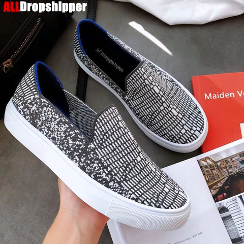 Women's Casual Loafers flat Shoes Thick Bottom Single Shoes Ladies Weaving Lazy Shoes Breathable Ballet Shoes Zapatos De Mujer ► Photo 1/6