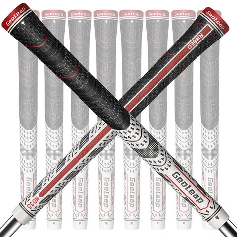 Geoleap Golf Grips 10pcs/lot, Back Rib，Multi Compound  Hybrid Golf Club Grips, Standard, 7 Color. Fress Shipping ► Photo 1/6