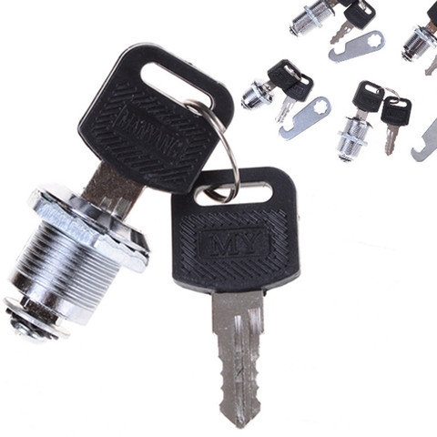 1set DIY Cabinet Tools 16mm 20mm 25mm 30mm Cam Lock Mail Box File Cabinet Desk Drawer Lock with 2 Keys ► Photo 1/6