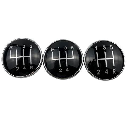 Car Gear Shift Knob Emblem Cap Cover For Audi A3 S3 8L A4 S4 B6 B7 A6 C6 VW Passat B5 3BG B6 B7 CC 3C Golf 4 MK4 Bora Jetta ► Photo 1/6