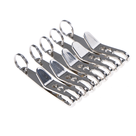 5pcs mini edc gear pocket suspension clip hanger tool key ring keychain ► Photo 1/6