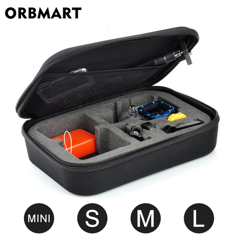 Sport Camera Portable Storage Case Collection Bag for GoPro Hero 8 7 6 5 4 Session SJCAM Xiaomi Yi 2 4K Mijia Go Pro Accessories ► Photo 1/6