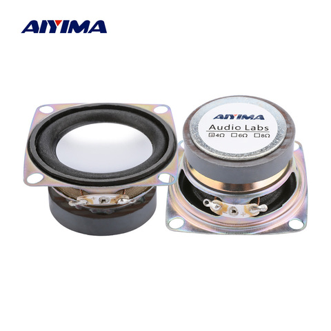 AIYIMA 2Pcs 2 Inch Full Range Tweeter Mini Speaker 4 Ohm 3W Stereo Loudspeakers Box DIY Portable Sound Speakers ► Photo 1/6