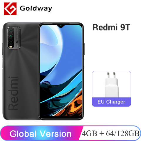 Global Version Xiaomi Redmi 9T 9 T 4GB 64GB / 128GB Smartphone Snapdragon 662 48MP Quad Camera 6000mAh 6.53