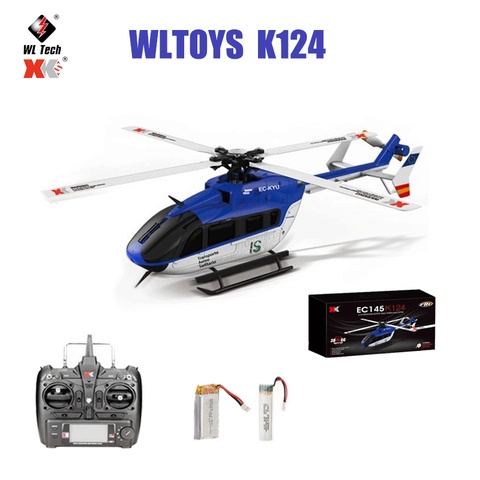 Original WLtoys XK K124 RC Drone 2.4G 6CH 3D 6G Mode Brushless RC Quadcopter Helicopter Remote Control Toys For Kids Gifts ► Photo 1/6