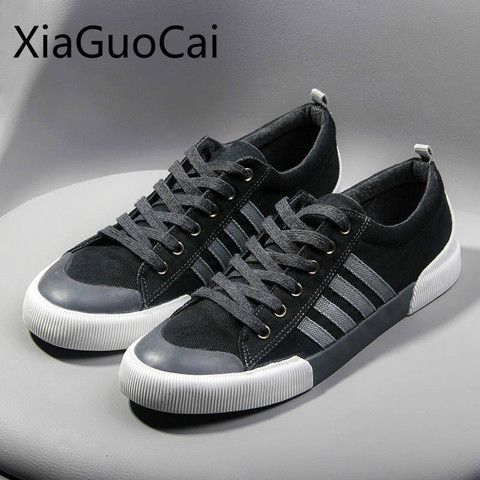 High Quality Mens Casual Shoes 2022 Spring and Autumn Mens Flat Casual Sneakers Breathable Canvas Shoes for Mens ► Photo 1/6