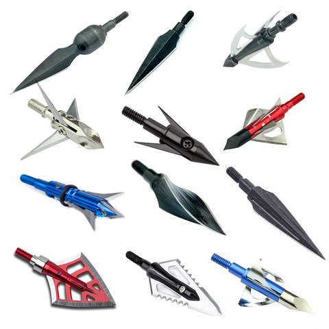 2pcs Broadheads 100gn-150gn Arrows Tips Arrow Heads for Archery Hunting Apply To Compound Bow Crossbow ► Photo 1/6