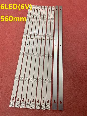 New 10pcs LED Backlight Strip for Thomson 32HB5426 TCL L32S4900 32L2800 L32P1A 4C-LB3206-HR03J HR01J TOT_32D2900 32HR330M06A5 V5 ► Photo 1/6