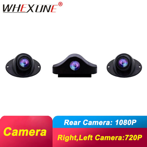 WHEXUNE 1080P Rear camera with 6 meters Power cable,720P Waterproof right,left camera For WHEXUNE TZ107 and TZ076 ► Photo 1/6