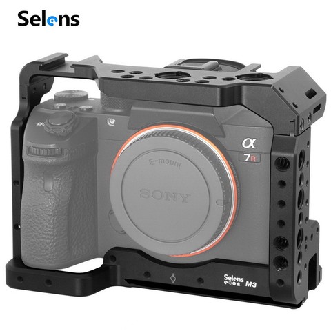 Selens a7iii a7r3 a7m3 Cage For Sony A7RIII /A7III/A7MIII Aluminum Alloy Cage To Mount Tripod Quick Release Extension Kit-2087 ► Photo 1/6