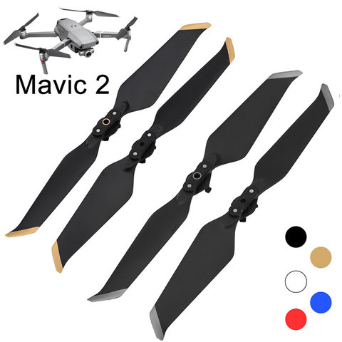 4PCS Low-Noise Props Propeller for DJI Mavic 2 Pro Zoom Quick-Release Blade 8743 Noise Reduction Fan Drone Parts Screw Accessory ► Photo 1/6