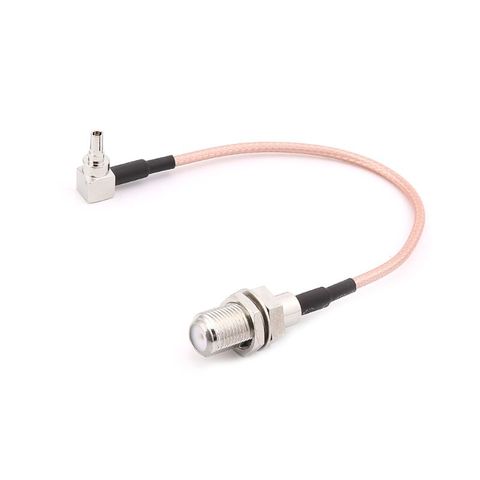 F Type Female Jack To CRC9 Male Right Angle RG316 Pigtail Cable 15cm For HUAWEI Modem ► Photo 1/6