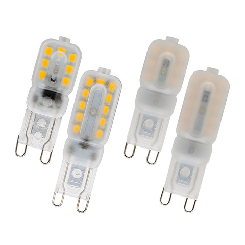 ANBLUB 10pcs Mini G9 LED 3W 5W 2835 SMD Lampada Corn Light Bulb 220V 240V 14 22 SMD Dimmable LED Lamp Chandelier Replace Halogen ► Photo 1/6