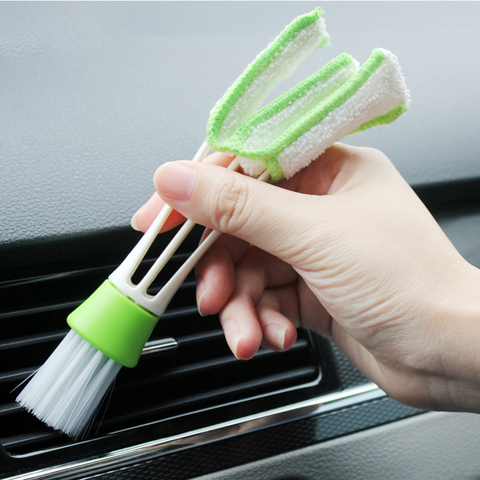 Car Dusting Cleaning Brush Cleaner Accessories For Volkswagen polo tiguan VW golf 4 5 7 passat b6 touareg sharan caddy jetta t5 ► Photo 1/5