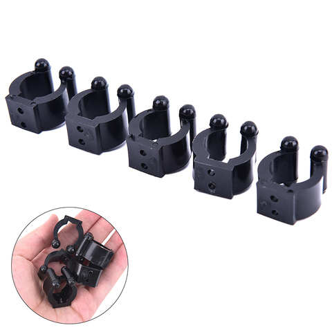 5pcs Fishing Rod Holder Plastic Club Clip Pole Storage Rack Tip Clamps Holder Without Screws Fishing Rod Rack Fishing Tackle ► Photo 1/6