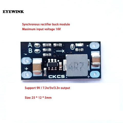 Power Supply Module 2A Buck Board Multi-function Mini DC-DC Buck Step-down Input 4.5-16V Output 9V 7.3V 5V 3.3V ► Photo 1/2