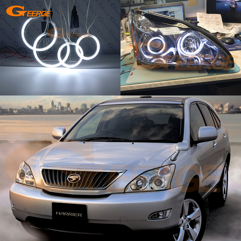 For Toyota Harrier 2003-2012 Excellent quality Ultra bright CCFL Angel Eyes kit Halo Ring ► Photo 1/6