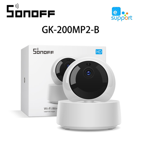 SONOFF GK-200MP2-B Smart Mini Wifi Camera Wireless 1080P HD IP Camera 360 IR Night Vision Baby Monitor Surveillance Cameras ► Photo 1/6