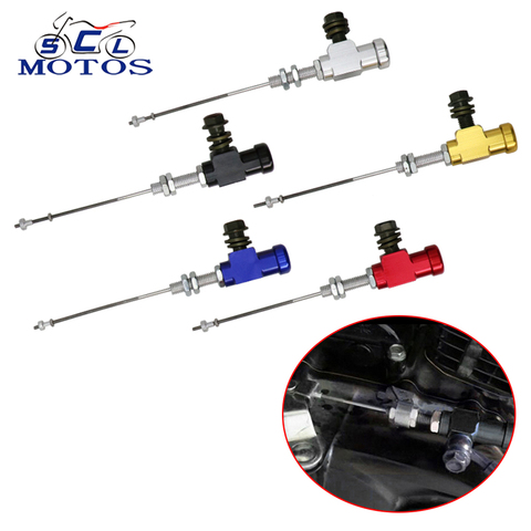 Sclmotos- M10x1.25mm Motorcycle Hydraulic Clutch Master Cylinder Rod Brake Pump For Dirt Pit Bike ATV Quad Scooter 5 Color ► Photo 1/6