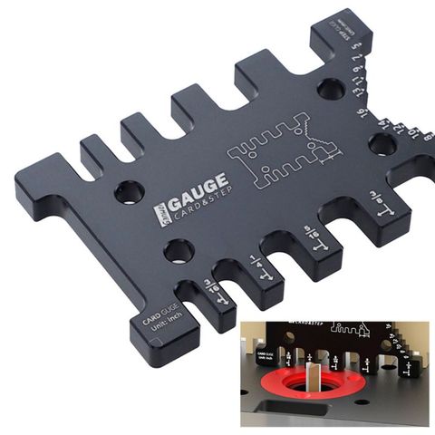 High Precision Tenon Caliper Meter Card Metric Imperial Carpentry Router Saw Table Machine Tool ► Photo 1/6