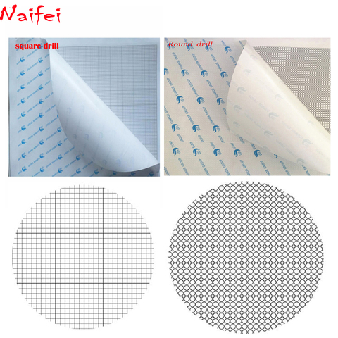 Blank Grid Diamond Embroidery Empty Canvas square Round drill Canvas With Glue Diy Diamond Painting Adhesive Accessories ► Photo 1/6