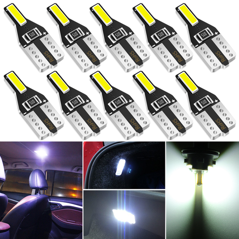 10pcs T10 W5W Led Bulb Auto Led Interior Light for Renault Megane 2 3 Duster Logan Clio 4 3 Laguna 2 Sandero Scenic 2 Captur ► Photo 1/6