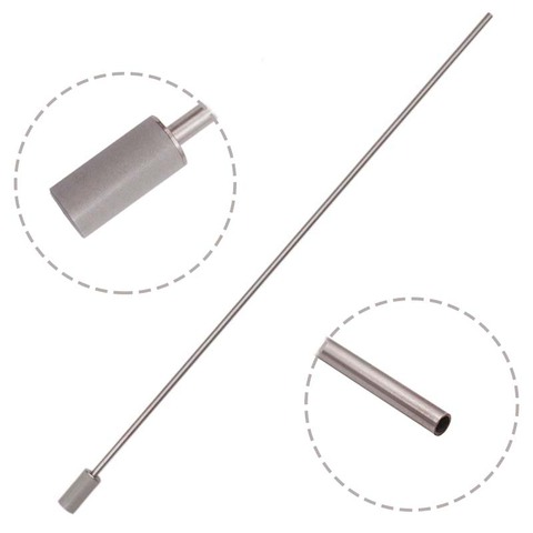 40cm Stainless Steel Aeration Wand 0.5 & 2.0 Micron Homebrew Wort Aeration Fermentation equipment ► Photo 1/6