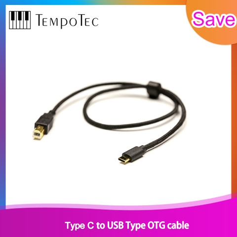 MP3 Players & Amplifier Accessories TempoTec type C to USB B type OTG cable audio for type C phone & MP3 player to DAC ► Photo 1/6