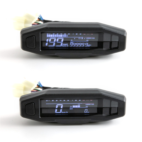 New Motorcycle LCD Speedometer Digital Odometer Electric Injection and Carburetor meter for Russian KR200 ► Photo 1/6