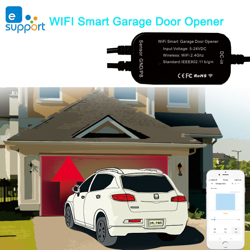 History Review On Ewelink Wifi, Garage Door Opener Works With Alexa