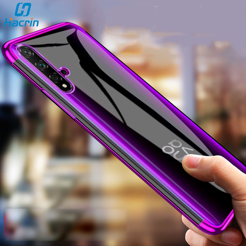 Phone Case For Huawei Nova 5T Cases Ultra Thin Clear Soft TPU Silicon Cover  Cases For Huawei Nova 5T Nova5t 5 t Funda Honor 20