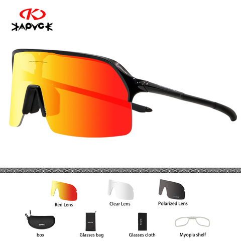 Kapvoe Style Photochromic Sport Cycling Glasses UV400 Men Polarized Cycling Sunglasses Eyewear Mountain Bike Cycling Goggles ► Photo 1/6