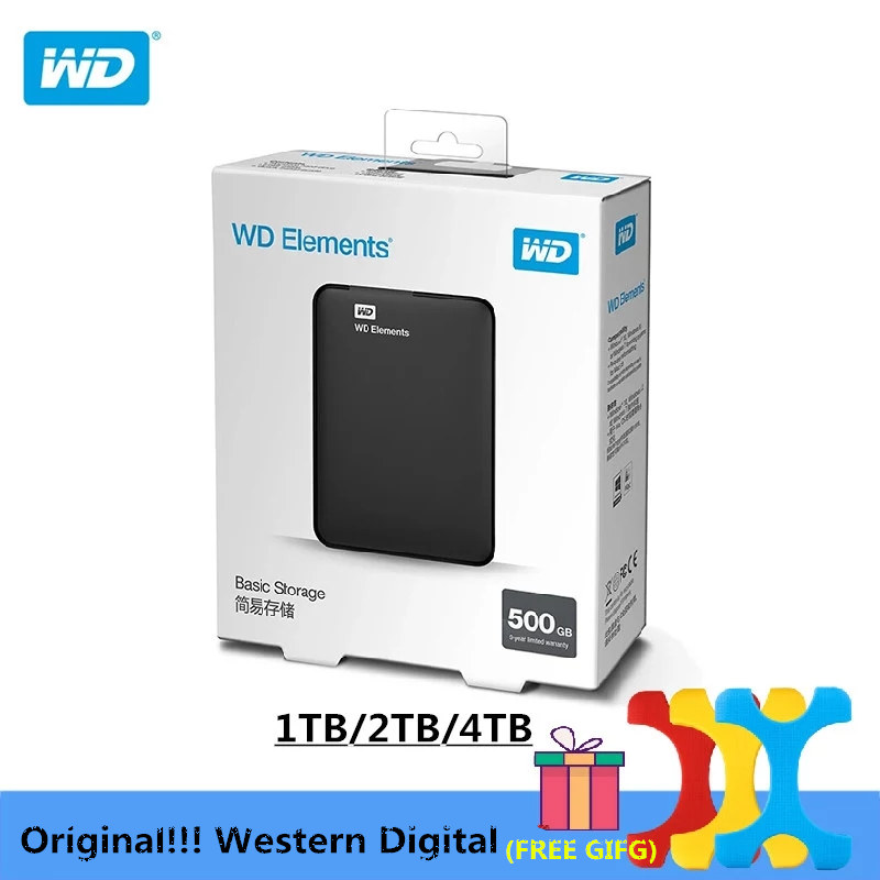 WESTERN DIGITAL - Disque Dur Externe 1To USB 3.0 WD Elem…