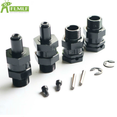Alloy Upgrade 24mm Hex Hub Extended Axle Fit for 1/5 HPI ROFUN ROVAN KM BAJA 5B Parts ► Photo 1/6