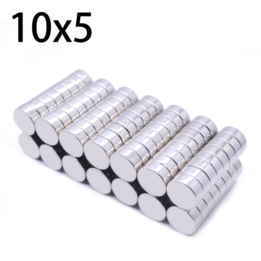 Magnets 10x5 mm Neodymium Disc strong round rare earth neo magnet 10mm dia x 5mm 