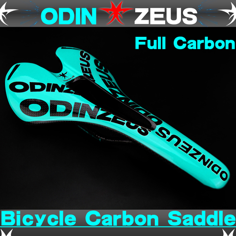 odinzeus newest carbon fiber MTB bicycle saddle carbon saddle seat cushion ultralight road/mountain Fold Bike Front Seat ► Photo 1/6