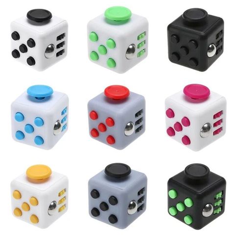 Dice Magic Fidget Cube Desk Toy Stress Anti-Anxiety Relief Focus Adults and Kids