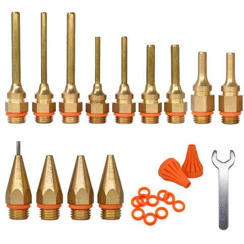 Glue Gun Nozzle accessories Copper material ,Suitable for hot melt glue gun with 11mm glue stick ,Built-in leakproof steel ball. ► Photo 1/6