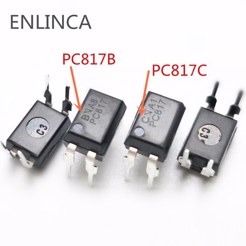 50pcs PC817 PC817C 817 817C FL817C PS817C DIP / Pc817 Optocoupler ► Photo 1/1