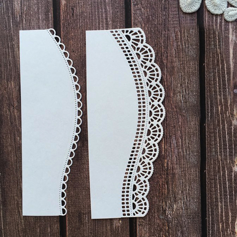 2pc lace Metal Cutting Dies Stencils For DIY Scrapbooking Album Paper Card Decorative Craft Embossing Die Cuts New 2022 ► Photo 1/2