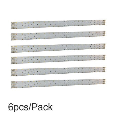 6pcs/Pack DC 24V 25W*6 Constant Voltage Quantum Line LED Full Spectrum Grow Light Strips PCB Board with Samsung LM281B+ LEDs ► Photo 1/6