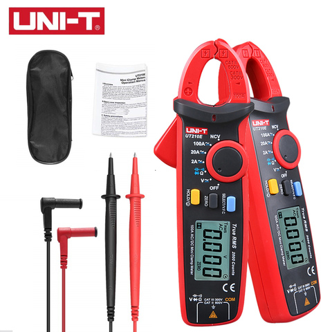 UNI-T DIGITAL UT210E/UT210A/UT210D 100Amp 600V AC DC CLAMP METER UT210A UT210D Multimeter True RMS VFC diode DE shipping ► Photo 1/6