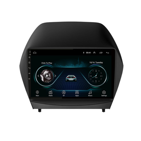 4G LTE Android 10.1 For HYUNDAI TUCSON IX35 2012 2013 2014 2015  Multimedia Stereo Car DVD Player Navigation GPS Radio ► Photo 1/5