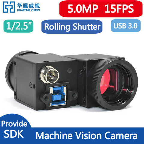 High Speed USB3.0 Industrial Digital Camera 5.0MP Monochrome Scroll Shutter With SDK,Support Halcon OpenCV LabVIEW Matlab Demo ► Photo 1/1