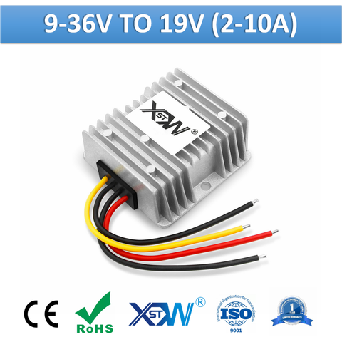 XWST DC to DC 9-36v 12v 24v to 19v Boost Buck 3A 5A 8A 10A Aluminum Step Up Down Power Converter 19VDC Voltage Regulator ► Photo 1/6