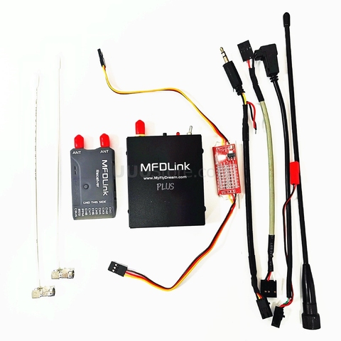 50KM Long Range MFDLink Rlink 433Mhz 16CH 1W FPV UHF System Transmitter w/8 Channel Receiver TX+RX Set ► Photo 1/6